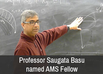 Professor Saugata Basu named AMS Fellow