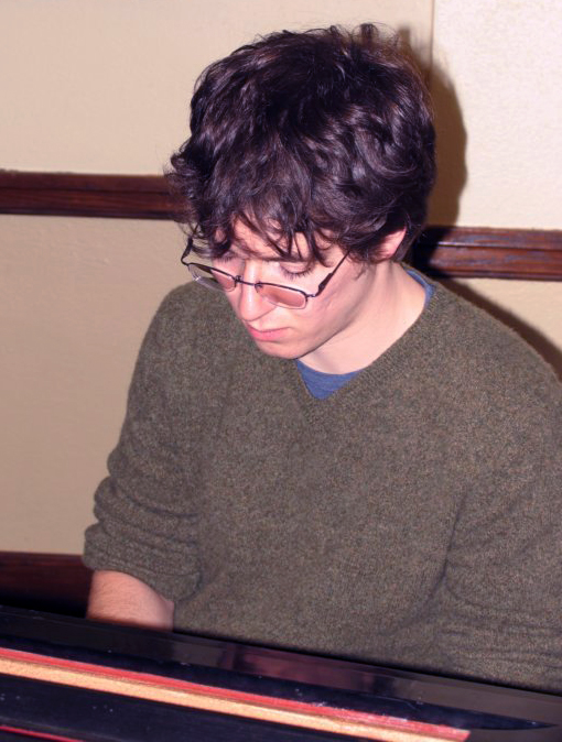 Sal Barone plays the Piano during the 2008 Annual Department of Mathematics Talent Show