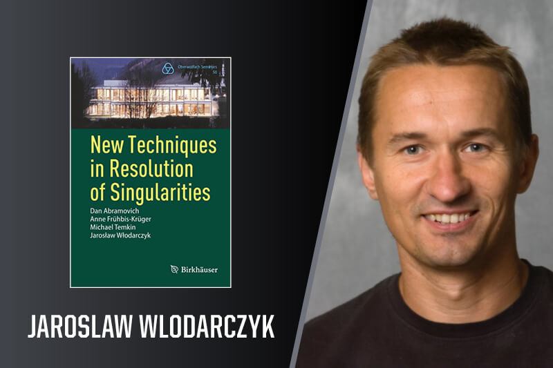 Banner with headshot of Wlodarczyk and his recent publication