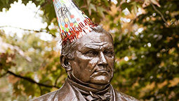 John Purdue statue.