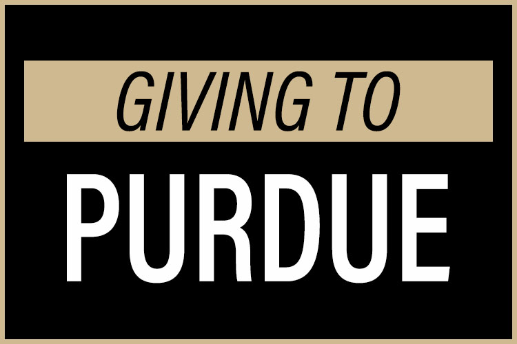 Giving to Purdue.