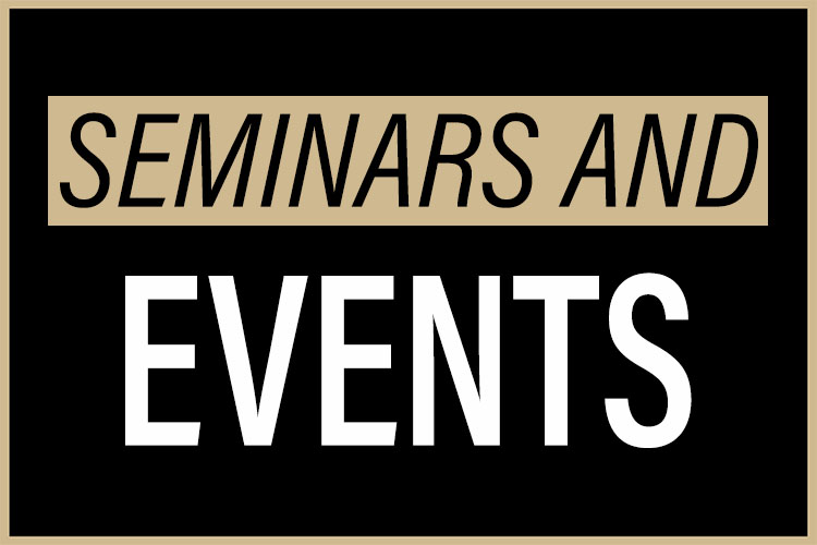 Seminars and events.