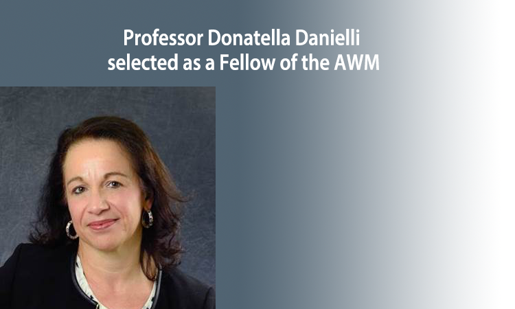 Professor Donatella Danielli selected as a Fellow of the AWM