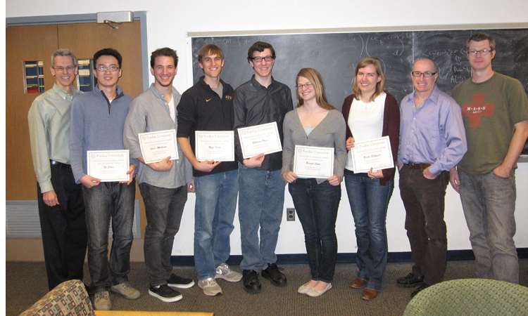 2014-2015 Department of Mathematics Teaching Award Winners