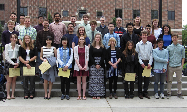 Math Scholarship and award winners recognized.