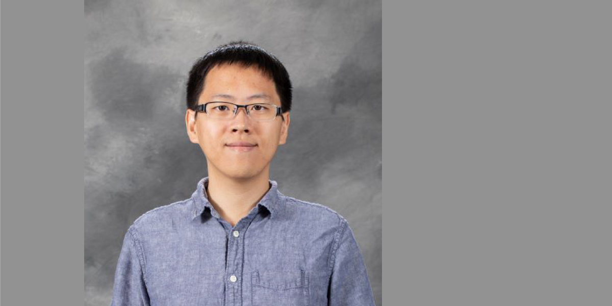 Purdue mathematician Lvzhou Chen receives Kamil Duszenko Award. (Photo provided).