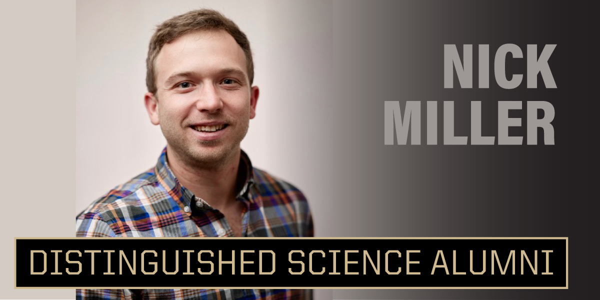 Nick Miller returns as Distinguished Science Alumni Award recipient 