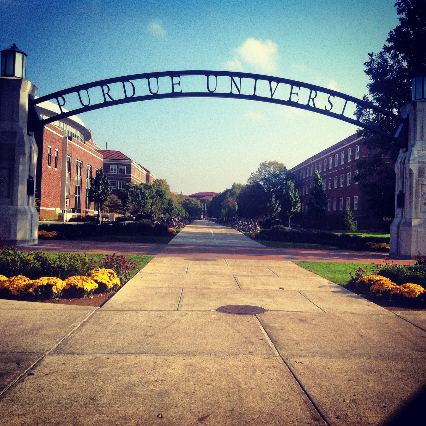 Purdue-Archway near Neil Armstrong Hall of Engineering