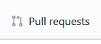 git pull request tab