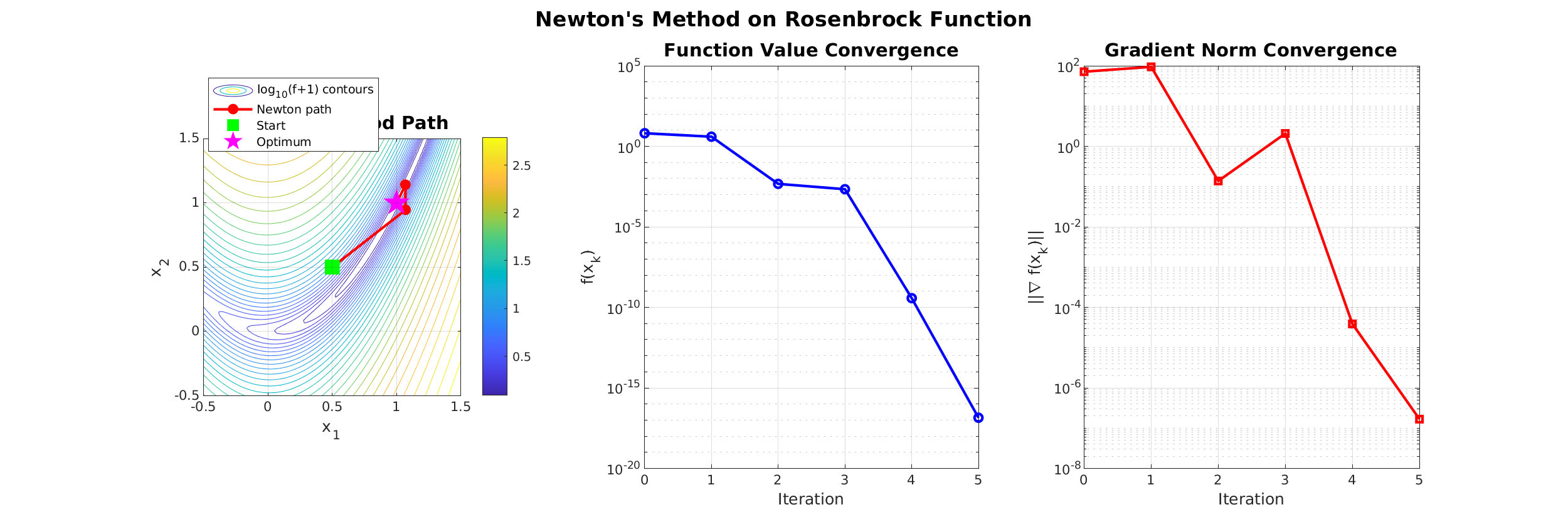 Newton's Method Numerical Result